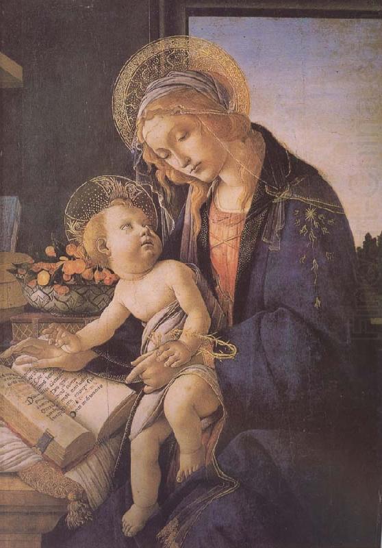 Son of Our Lady of teaching reading, Sandro Botticelli